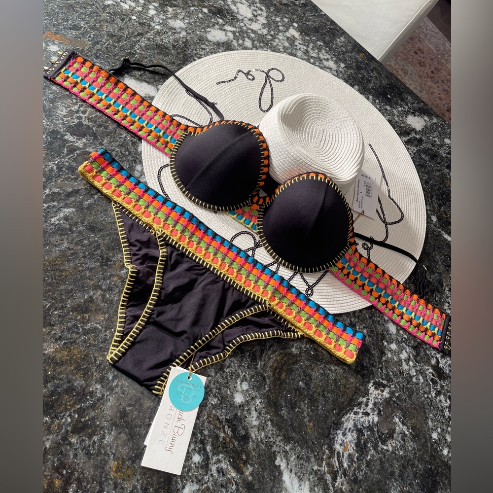 NWT Beach bunny bikini L top, XL bottoms set - Picture 3 of 7